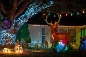 outdoor christmas animal decorations​